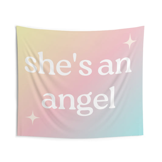 She's an Angel Wall Tapestry